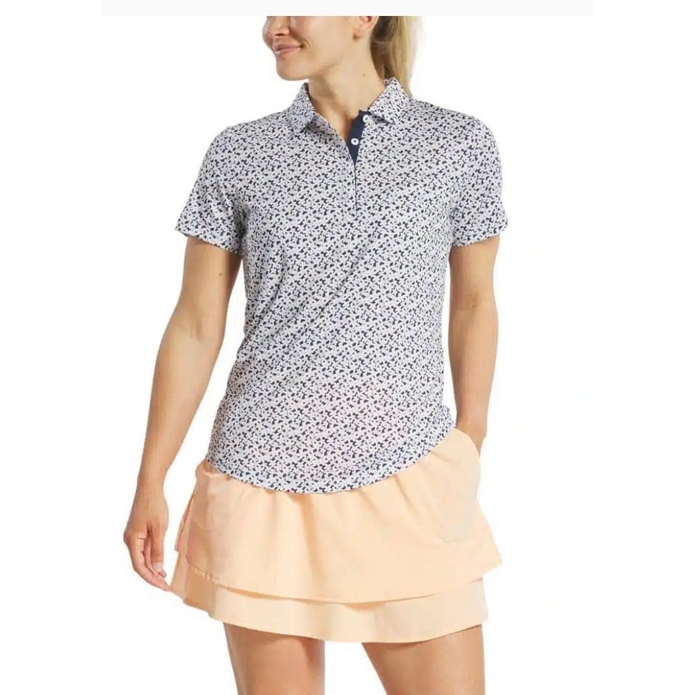 FootJoy Ladies Floral Print Short Sleeve‎ Shirt Size Small NWT